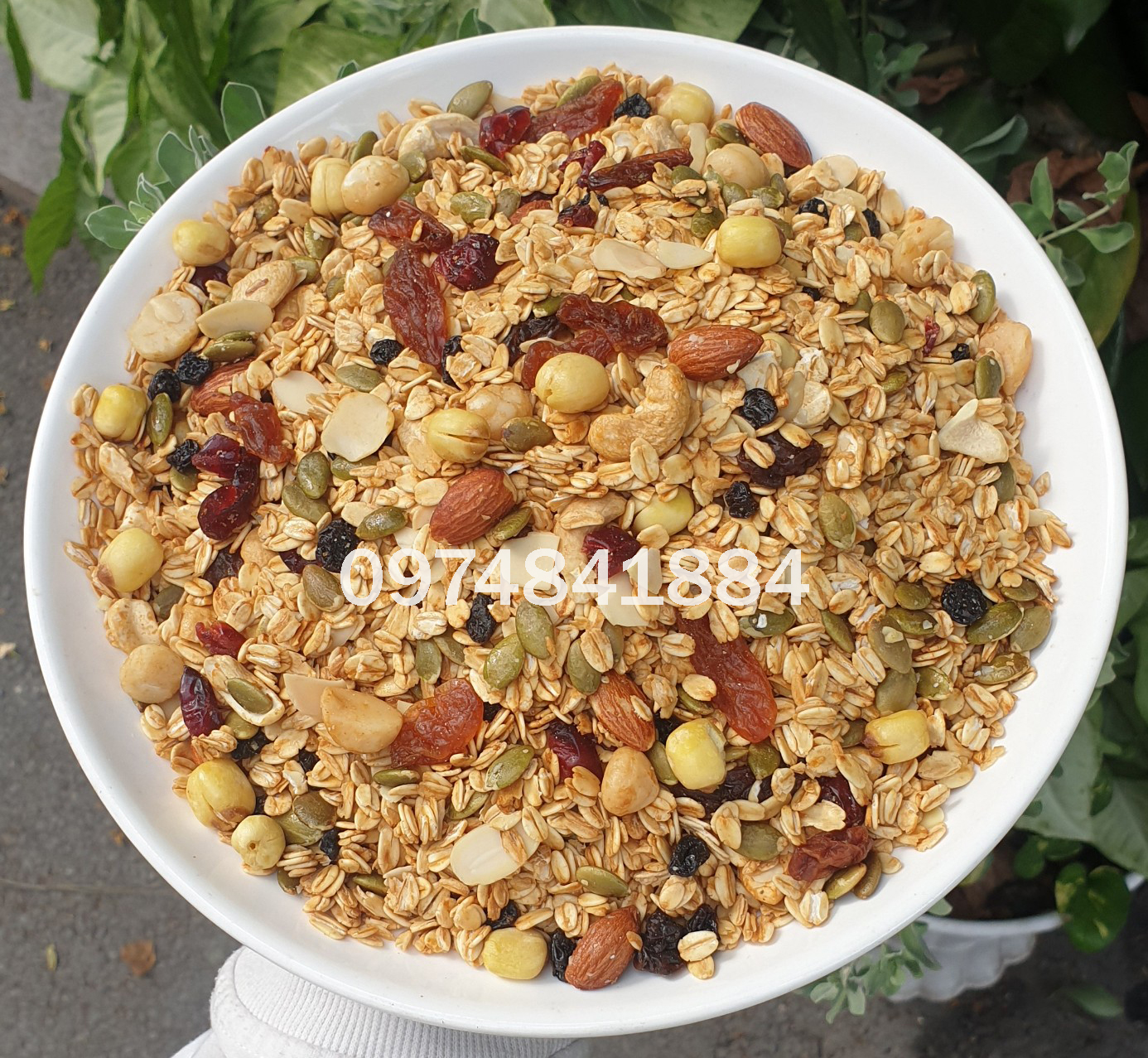 GRANOLA YẾN MẠCH HẠT DINH DƯỠNG THƠM NGON BỔ DƯỠNG 1KG/ 500G/ 250G - bánh kẹo đồ ăn vặt - tốt cho sức khỏe