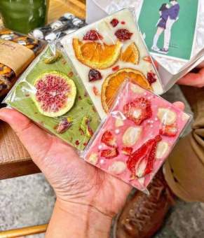 Set nguyên liệu và khuôn làm CHOCOLATE BARK tại nhà