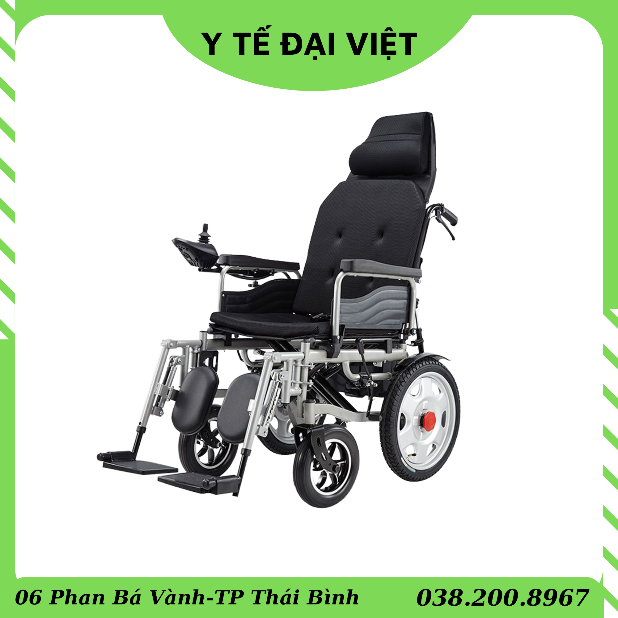 Xe lăn điện cao cấp ngả nằm tự động 180E PLUS