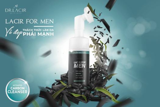 Sữa rữa mặt cho nam giới 3 in 1 của Dr.Lacir