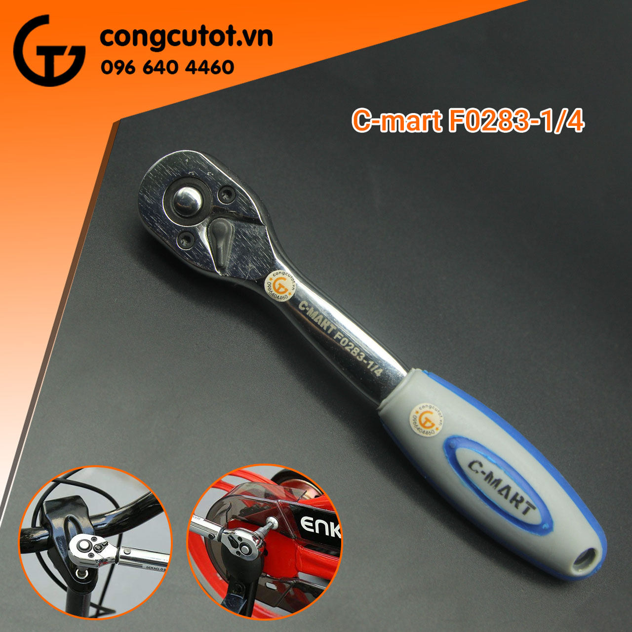 Tay tự động 1/4inch mẫu tùy chọn