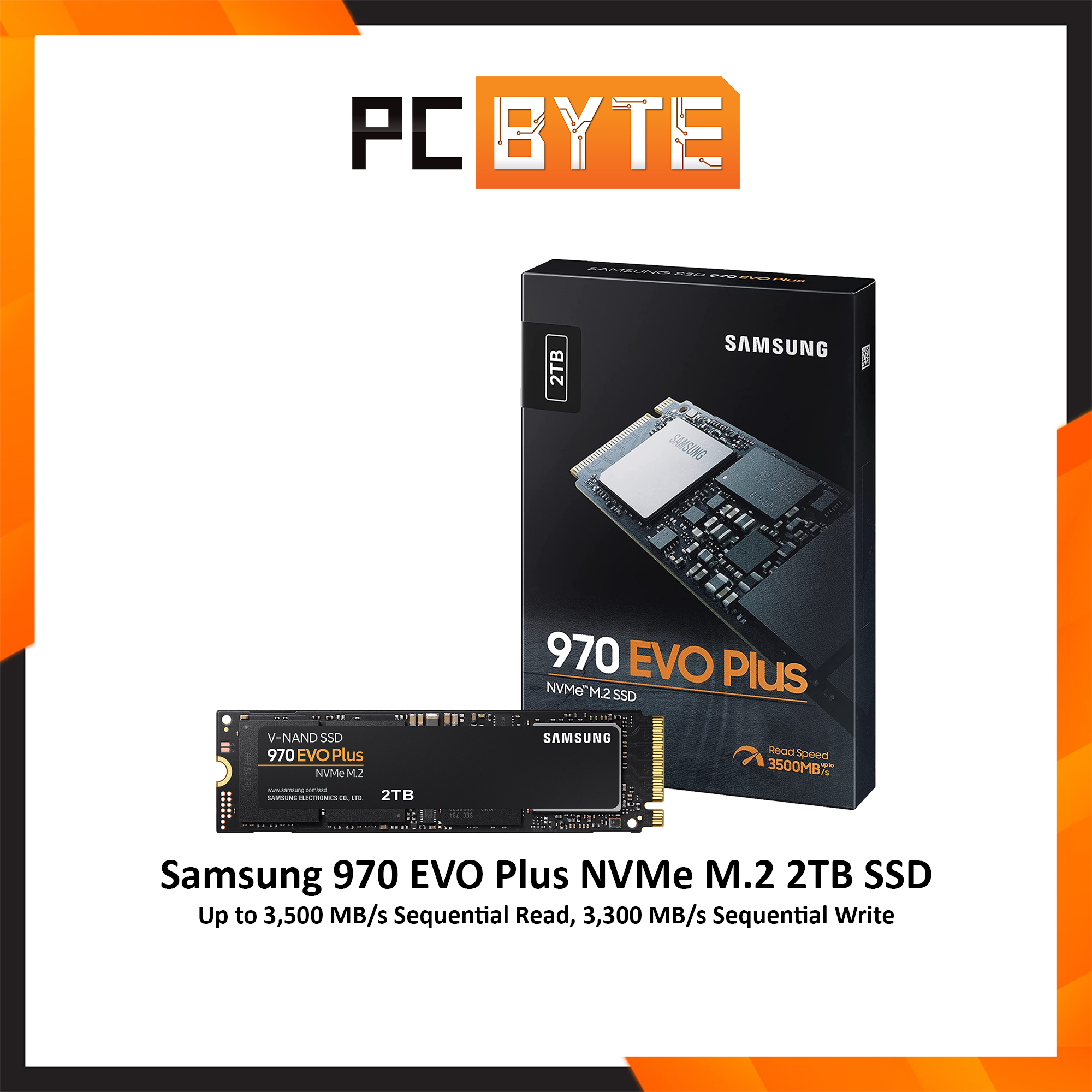 Samsung 970 EVO Plus Internal M.2 SSD (PCIe Gen3x4 NVMe 1.3 Up to  R:3,500MB/s, W:3,300MB/s 500GB/1TB) Lazada Singapore