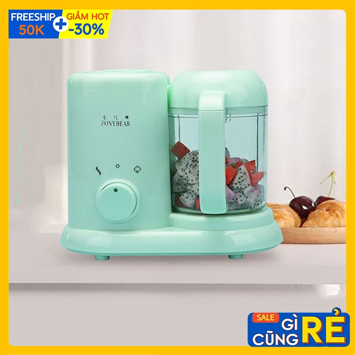 Máy hấp và xay đồ ăn dặm đa năng bear