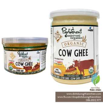 Bơ Ghee Hữu Cơ Parliament Organic Cow Ghee, 200ml & 500ml