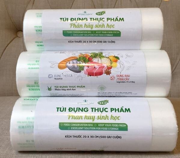 Túi đựng thực phẩm tự hủy sinh học