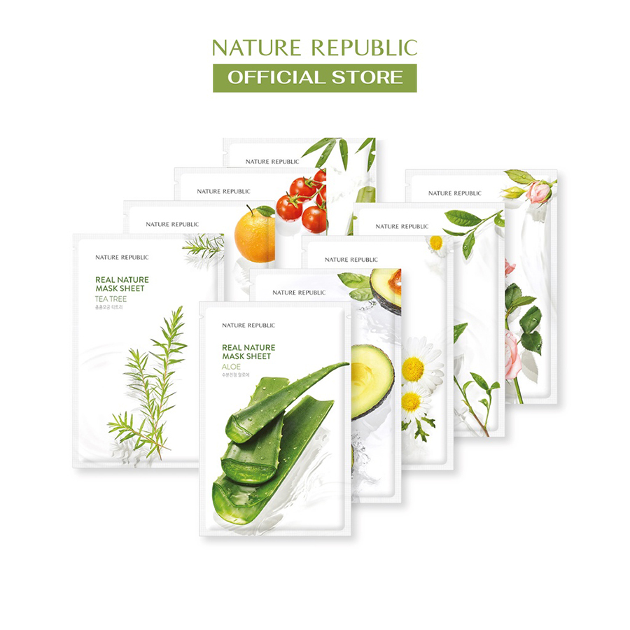 Nature Republic Mặt nạ giấy Real Nature 23ml