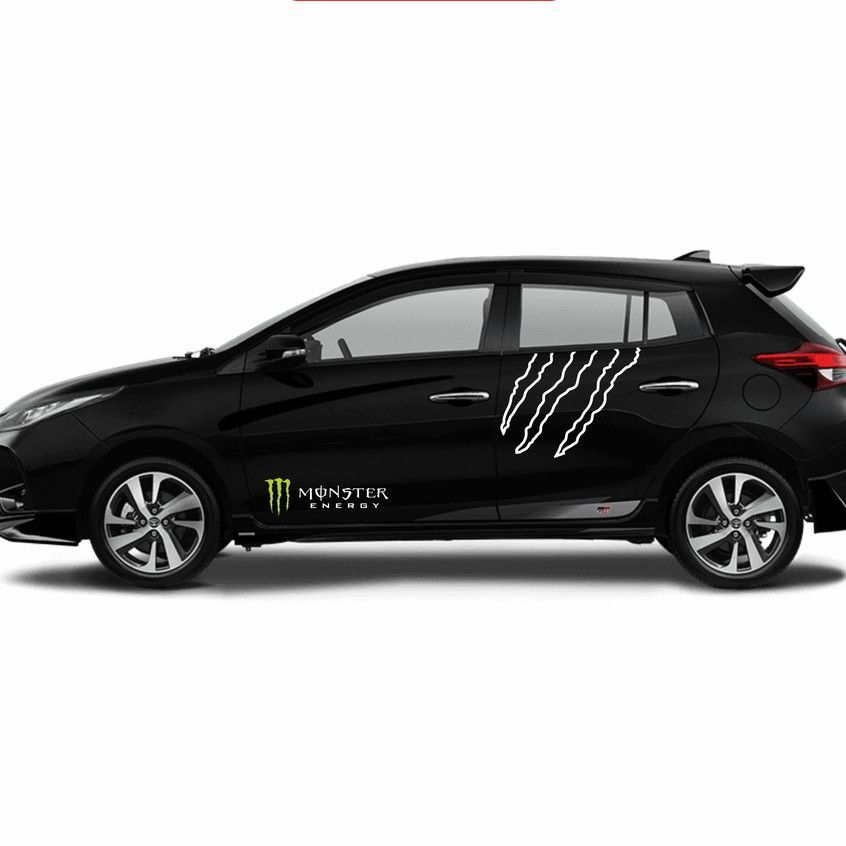 Cutting sticker monster energy stiker monster energi stiker list untuk semua jenis mobil toyota honda nissan suzuki Harga 45,000 rupiah*Gratis Ongkir