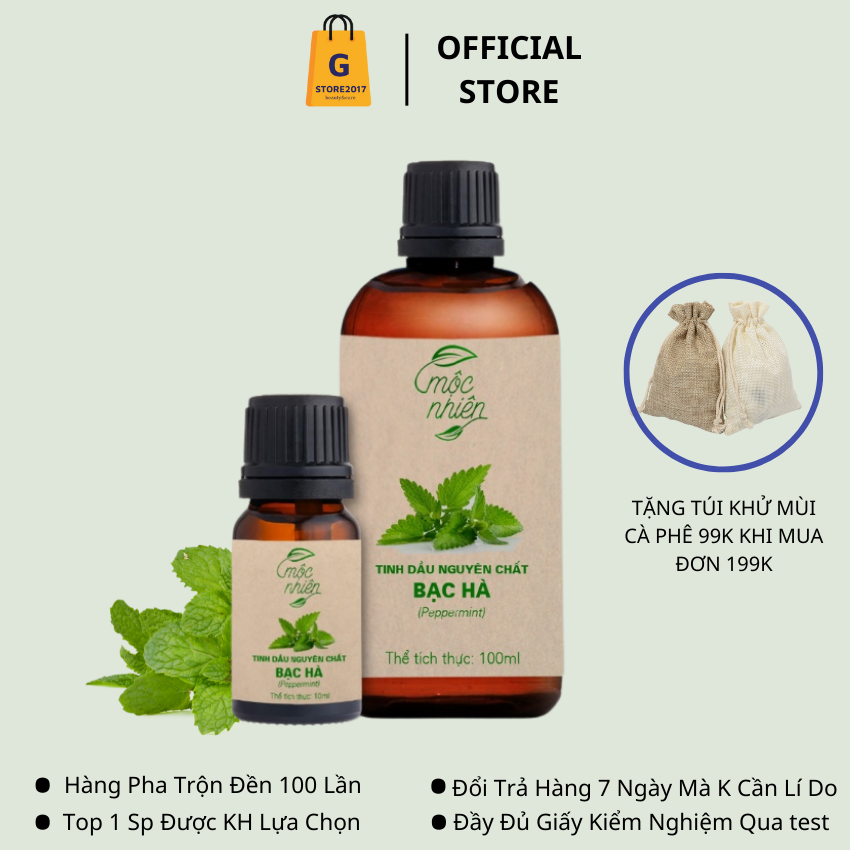 Tinh Dầu Thơm Phòng Ngủ Cao Cấp MỘC NHIÊN Chính Hãng Bạc Hà 10ml 100ml Chai Xịt & Treo Xe Oto Tinh Dầu Xông Thơm Phòng Ngủ Khuếch Bạc Hà Đuổi Chống Muỗi Khử Nhà Mùi Nhà Vệ Sinh Xe Hơi Oto