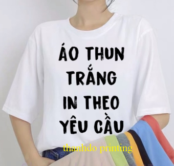 Áo thun in hình theo yêu cầu, đồng phục nhóm, tập thể lớp, bộ đồ dã ngoại, đồ đi biển, teambuiding
