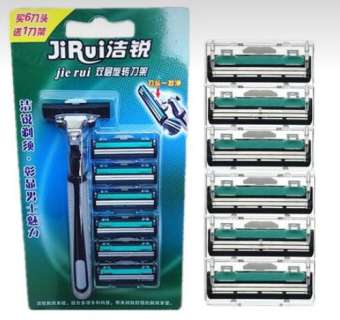 Bộ dao cạo râu 6 lưỡi thay thế (Xám)
