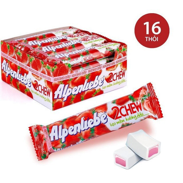 keo alpenliebe 32g.hop 16 thoi