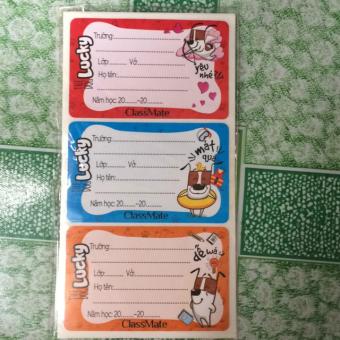 2 Tập Nhãn Vở Classmate