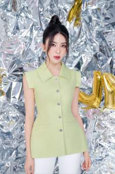 Áo cổ nam , không chân JM Dress Design 2T38.2207K