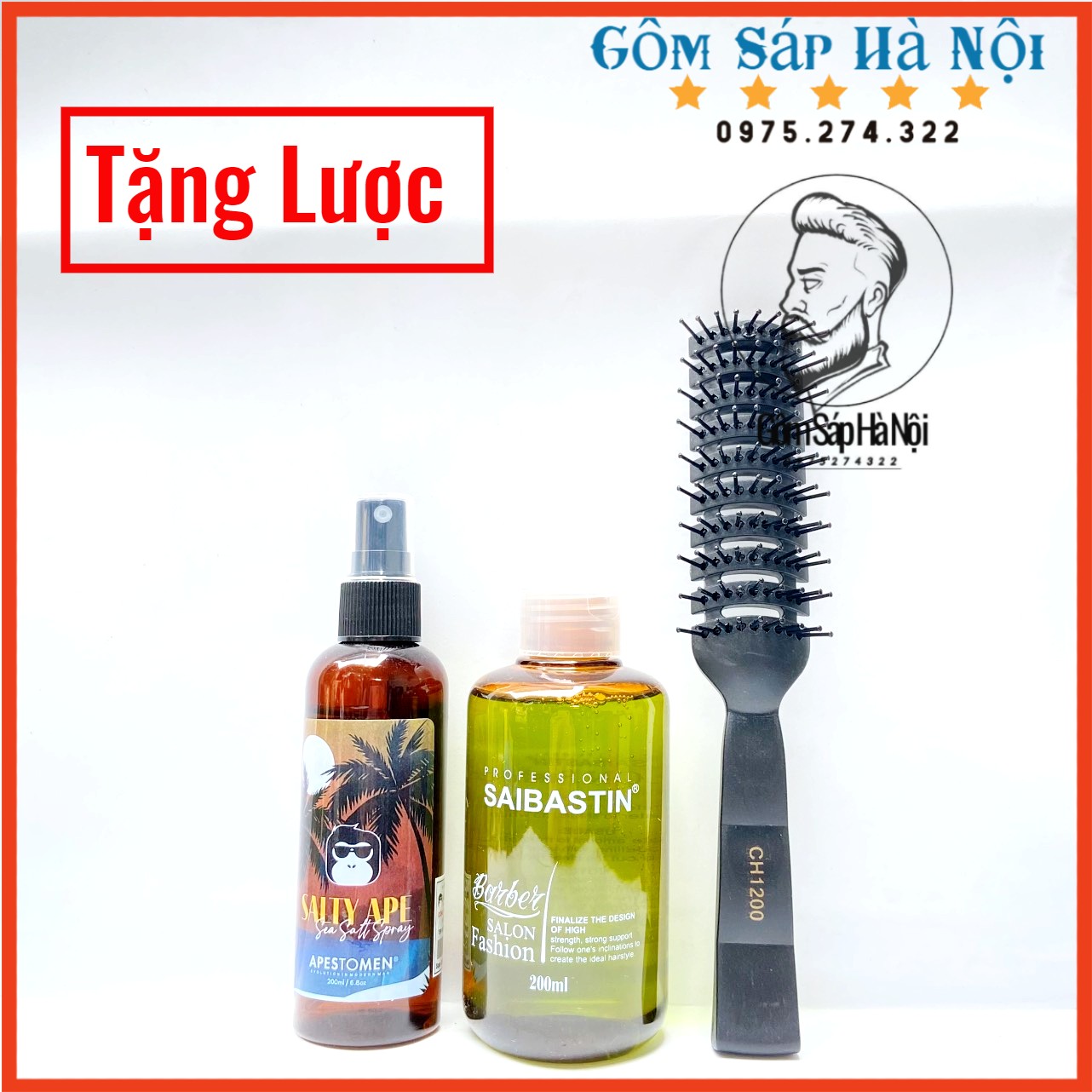 Gel vuốt tóc kèm lược 260ml,tạo nếp ,giữ nếp 24 giờ,keo vuốt tóc mái có  lược tạo kiểu | Shopee Việt Nam
