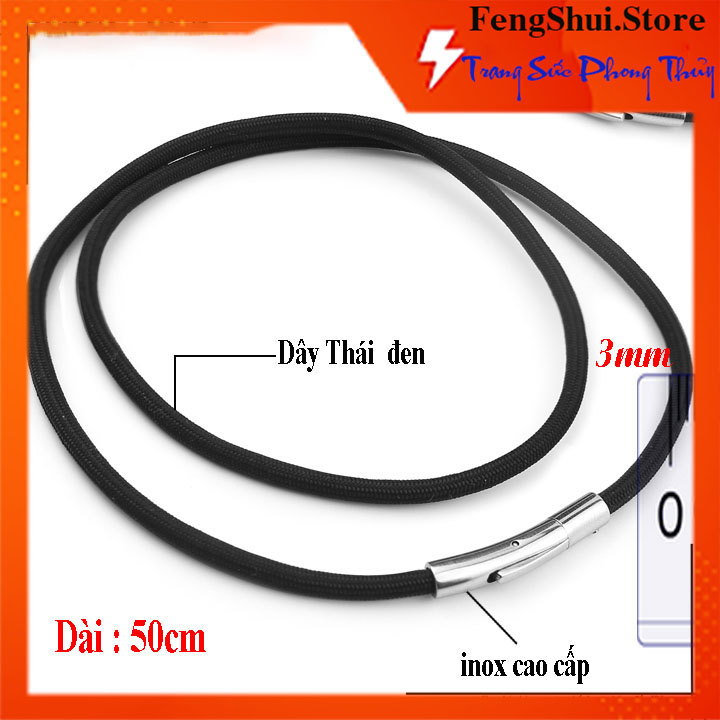 [HCM]DÂY CHUYỀN THỜI TRANG NAM DÙ ĐEN CỦA THÁI 3LY đẹp phong cách độc đáo trẻ trung