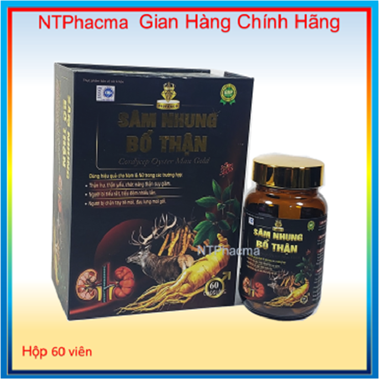 Sâm nhung bổ thận hiệu quả cho cả nam và nữ, tăng cường sinh lý nam nữ - giảm chứng thận hư thận yếu, NTPhacma - Hộp