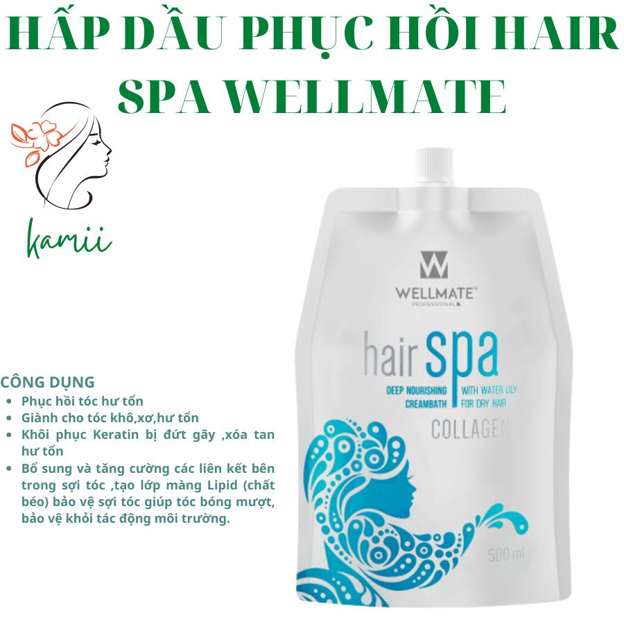 Hấp dầu ủ phục hồi wellmate