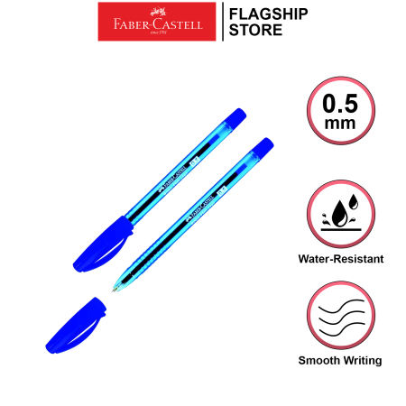 Faber-Castell 1423 Ballpen 0.5 Blue 2PCS