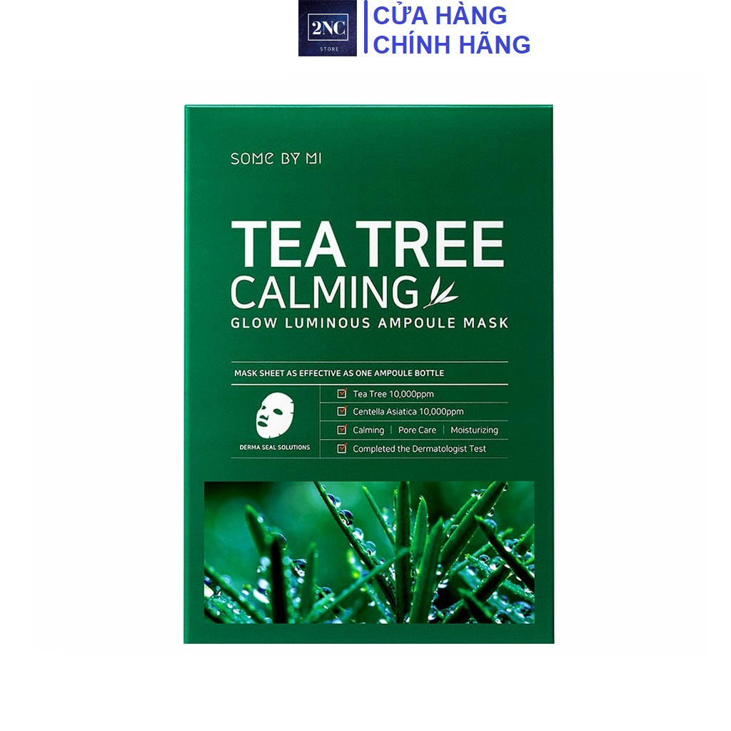 Mặt nạ tràm trà giảm mụn some by mi tea tree calming sheet mask 25g