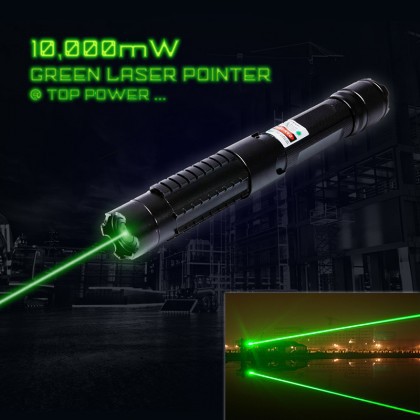 GREEN Laser Pointer aluminium 5mW Presenter Long Range high power burn beam 18650 3.7V Harga  23 Ringgit*Penghantaran Percuma
