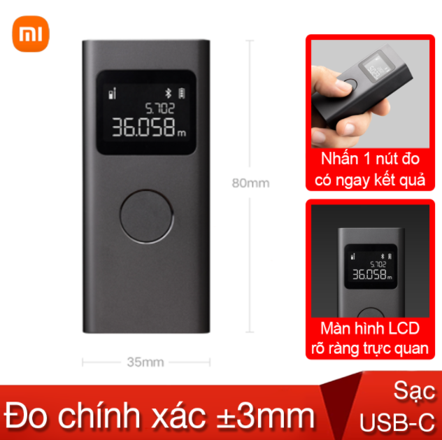 Máy đo khoảng cách laser xiaomi mijia mjjgcjyd001qw 40m