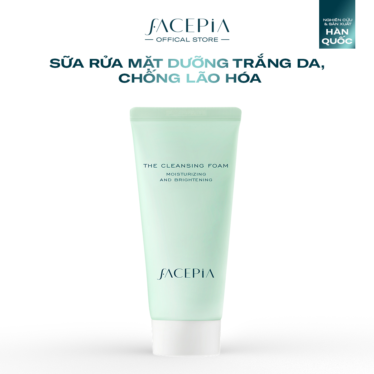 The Cleansing Foam - Sữa rửa mặt dưỡng trắng