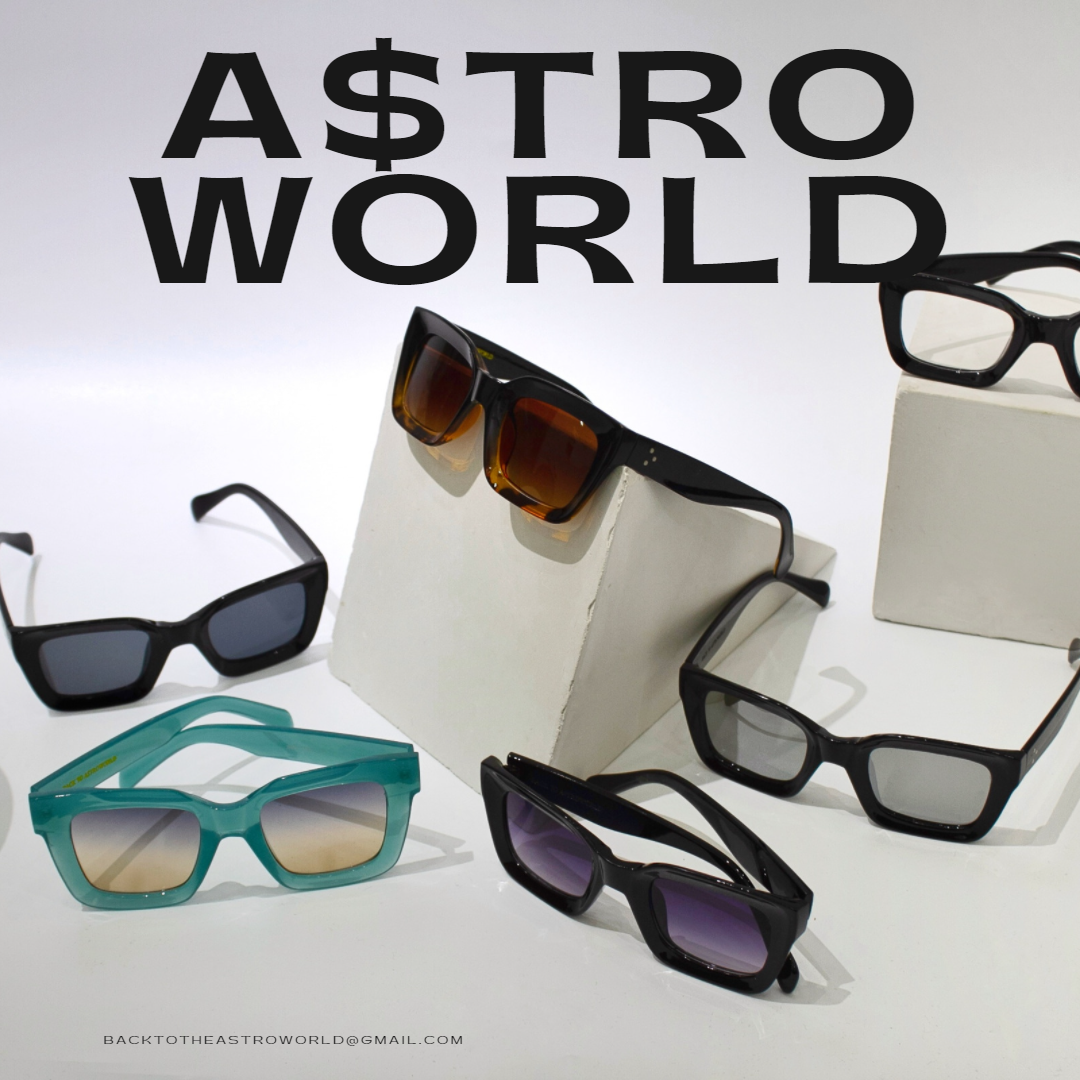 Gọng kính mắt cú a$troworld the owl + bao da + nước/khăn lau kính + vít chính kính + box