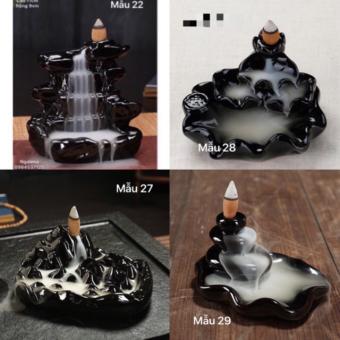 Thác khói trầm hương gốm sứ