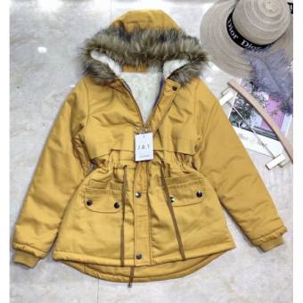 ÁO KHOÁC KAKI LÓT LÔNG NỮ CỰC ẤM THỜI TRANG TU