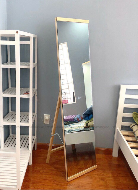 Gương Đứng Soi Toàn Thân Tràn Viền Khung Gỗ 42*165 - A Mirror