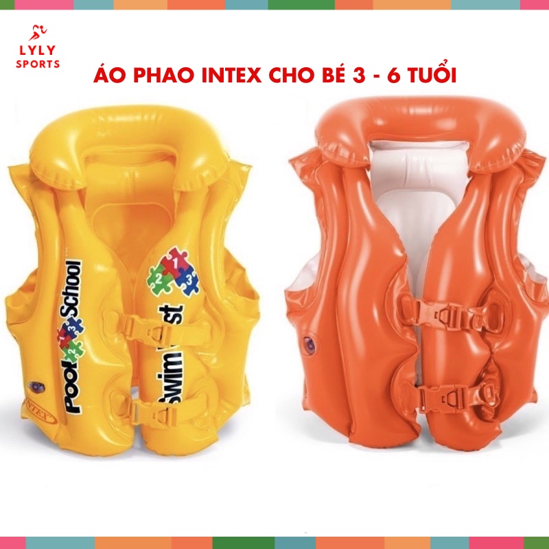 ÁO PHAO BƠI CHO BÉ 3-6 tuổi,loại có cổ hàng cao cấp - LYLYSPORTS