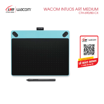 BẢNG VẼ ĐIỆN TỬ HIỆU WACOM INTUOS ART MEDIUM (MÀU XANH) CTH-690/B0-CX