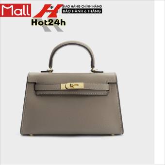 túi hm SIZE 20 mini kelly full box da lì kèm khăn