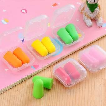 1 cặp nút tai chống ồn, vật liệu xốp LAZY LIFE STORE