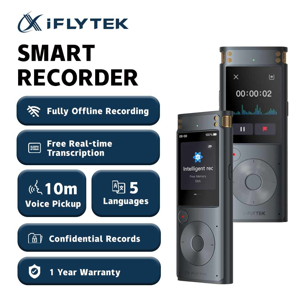 iFLYTEK Smart にくかっ Translator 翻訳機 グローバル通信2年付