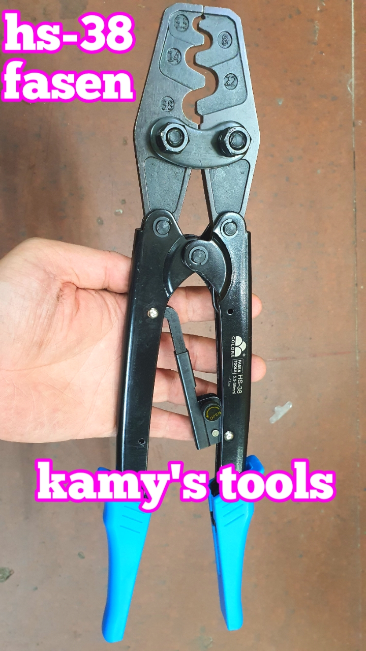 Kìm bấm cos fasen 5.5-38mm2 model hs-38 chính hãng
