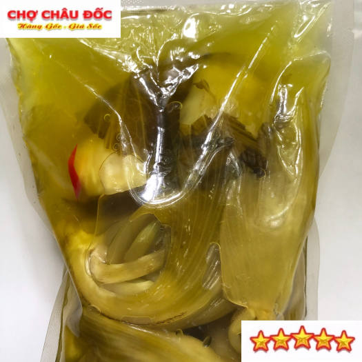 1kg Dưa Cải Muối Chua Châu Đốc Giòn Thơm Hương Vị Miền Tây ( Không Cân Nước )