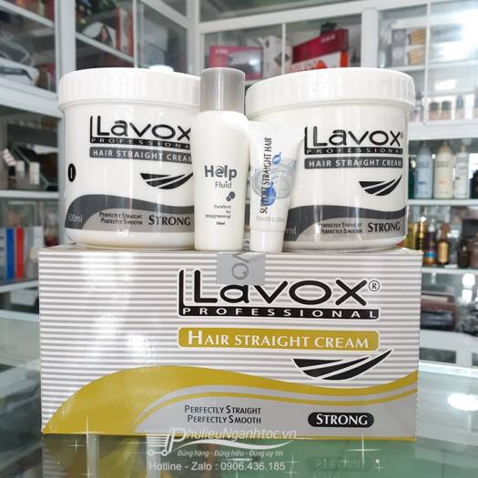 Thuốc duỗi tóc lavox, Lacei, Collagen phục hồi tóc [200mlx2]