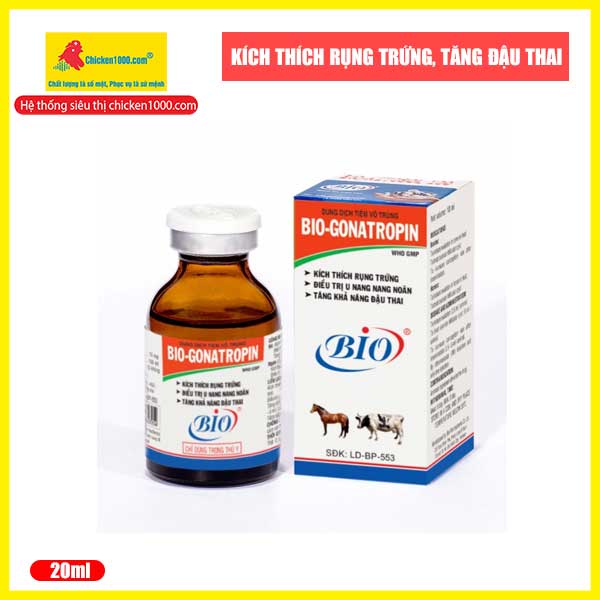Thuốc Thú Y Gonatropin Bio chai 20ml