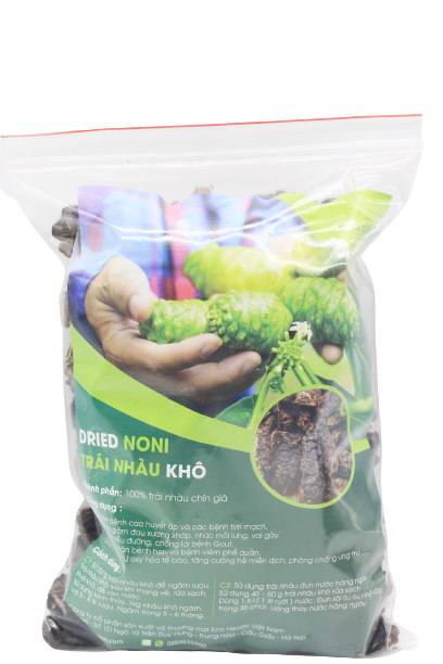 Quả nhàu / Trái nhàu khô Noni Green , dùng ngâm rượu, sắc nước