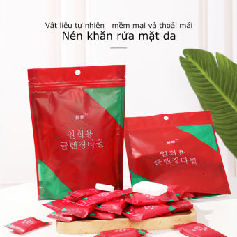 Khăn Giấy Nén Hàn Quốc Thiết Kế Hình Viên Kẹo Bo Tròn đa Năng Tiện Lợi