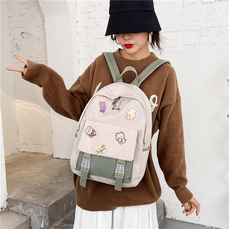 Balo ulzzang nam nữ đi học chống thấm nhiều màu giá rẻ bl66 - cobala ví túi xinh