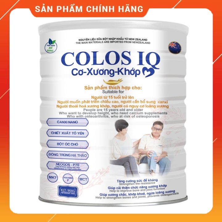 Sữa dinh dưỡng colos iq cơ xương khớp 900g