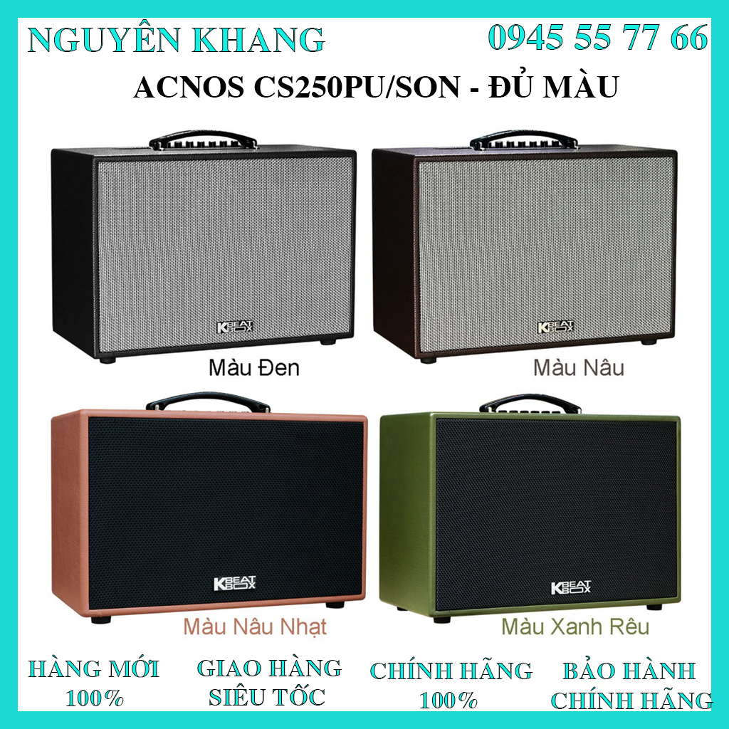 Loa karaoke mini xách tay acnos cs250pu, acnos cs250son