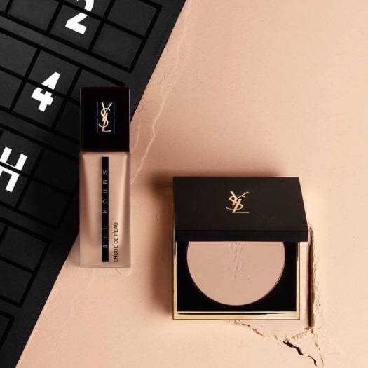 Phấn Phủ Dạng Nén YSL Yves Saint Laurent Encre de Peau All Hours Setting Powder Poudre Cho Lớp Nền Hoàn Hảo 24H