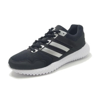 Giày nam - giày sneaker nam nữ size 35 đến 44 (đen sọc trắng 01)