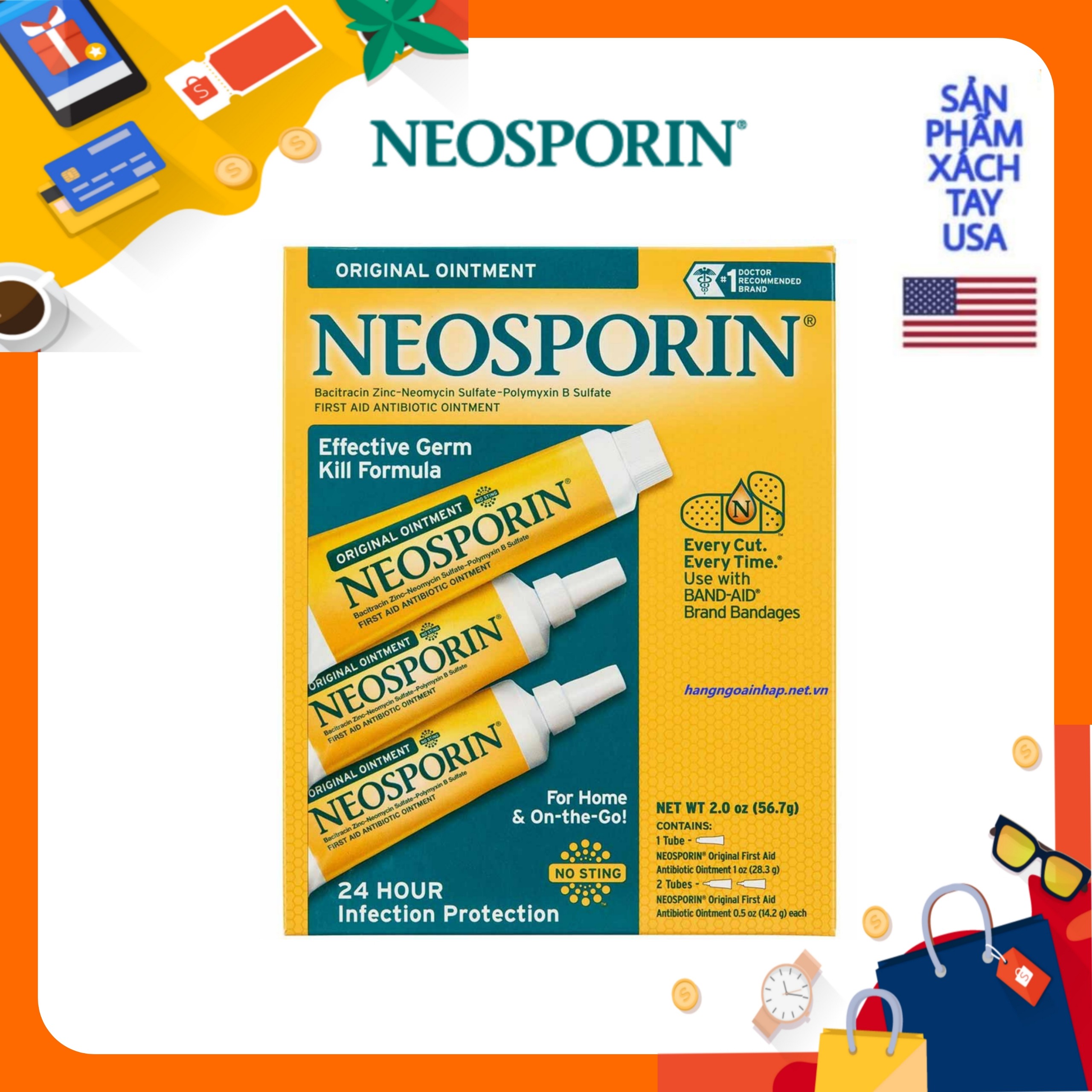 Kem sức Neosporin Original Ointment