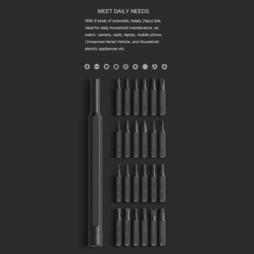 Hot-selling household goods Bộ tua vít đa năng Mini 24 đầu vít trong 1 bỏ túi để sửa chữa đồ dùng