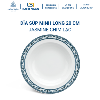 Dĩa súp Minh Long 20 cm Jasmine Chim Lạc dùng ăn cơm trong gia đình, đãi khách hay tặng tân gia, bạn bè người thân.