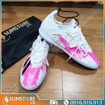 Giày Thể Thao Nam Đá Bóng Winbro Cổ Cao Trắng Cực Chất - Giày Đá Banh Mới 2020 (Tặng Kèm Vớ)